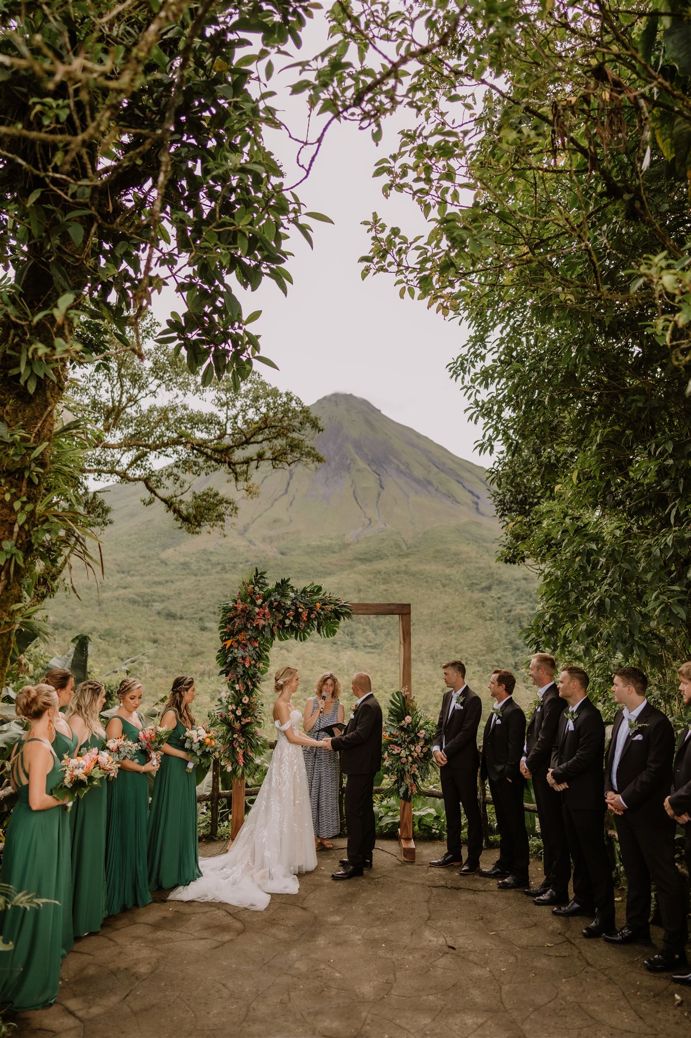 Arenal Volcano Costa rica wedding